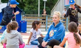 Club Enfants au camping Les Pierres Couchées